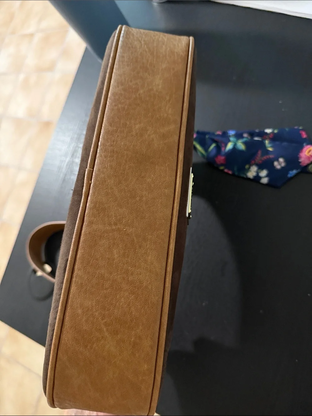 Multisac brown suede